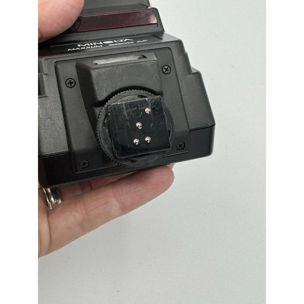 Minolta Maxxum AF 2800AF Flash With Case Tested Working Great